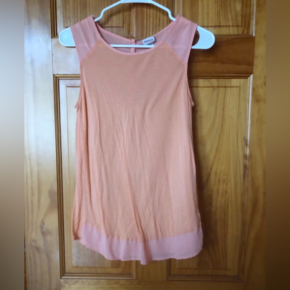 Peach Merona sleeveless top